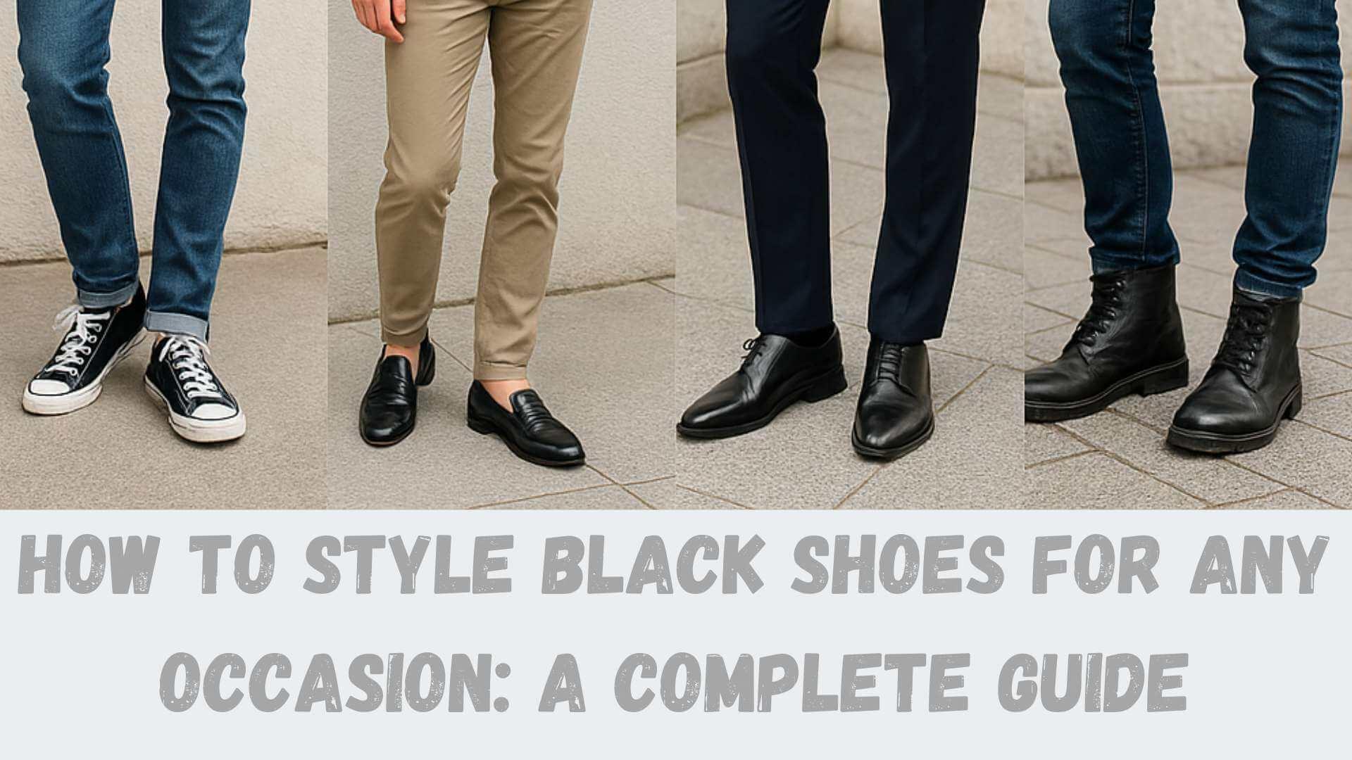 How to Style Black Shoes for Any Occasion in 2025/26 Caliber Shoes How to Style Black Shoes for Any Occasion in 2025/26 Caliber Shoes