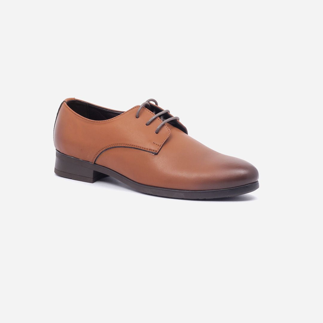 Caliber Shoes Coffee/R Lace Up Formal Shoes for Men (A 418 C) - Caliber Shoes