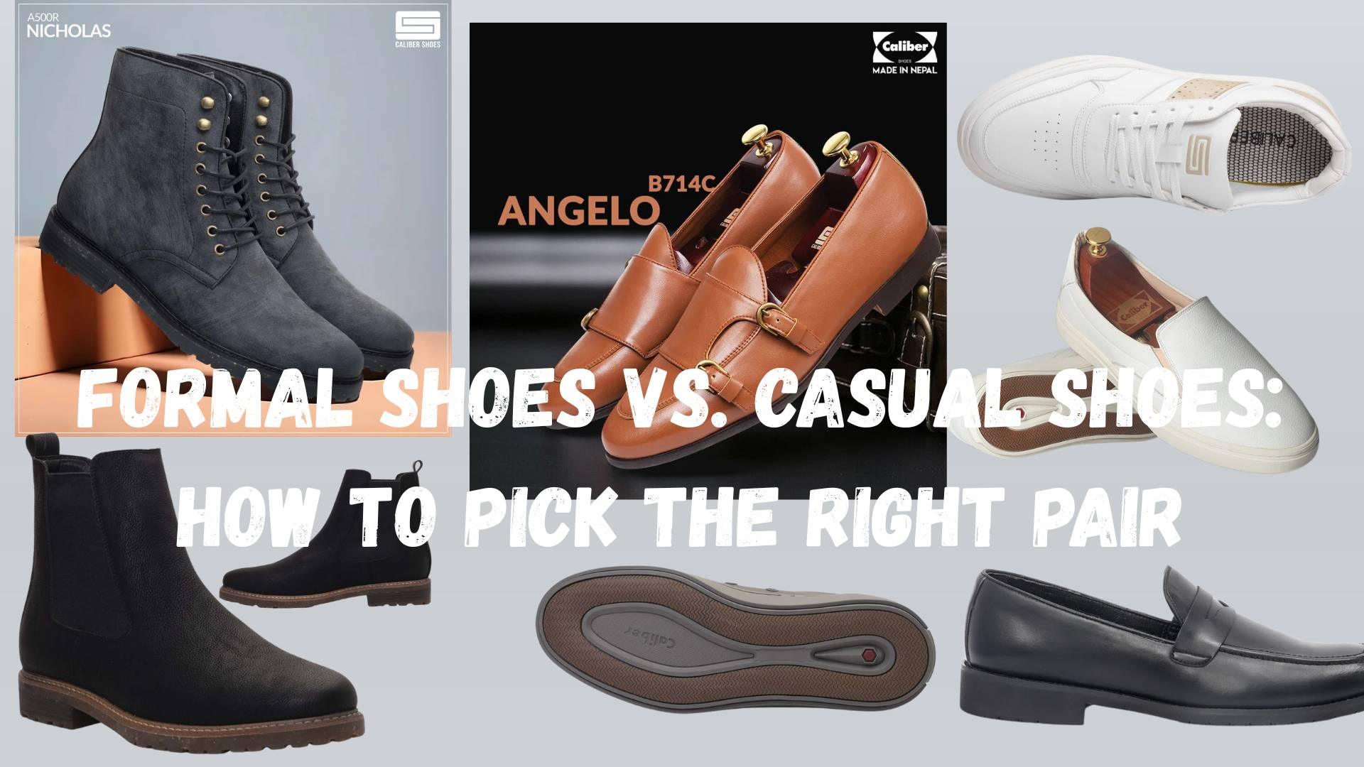 Formal Shoes vs Casual Shoes