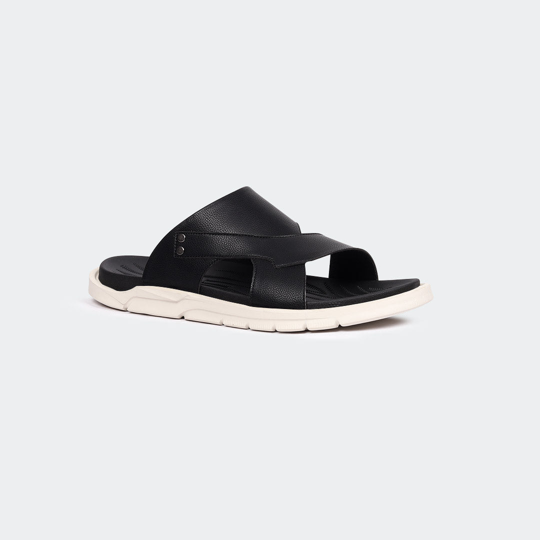 Caliber Slipper Black For Men ( DANDELION 304G )