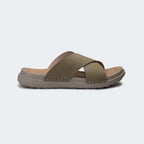 Caliber Shoes Olive Slides for Men (CRUZ 310SK)