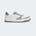 Caliber Shoes White/Grey Casual Sneakers for Men (LEXOR 576D)