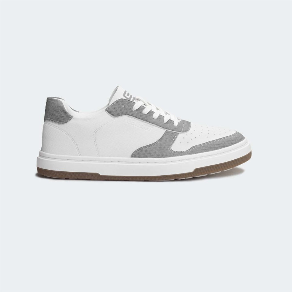 White/Grey Casual Sneakers For Women ( LEXOR 576D.W )