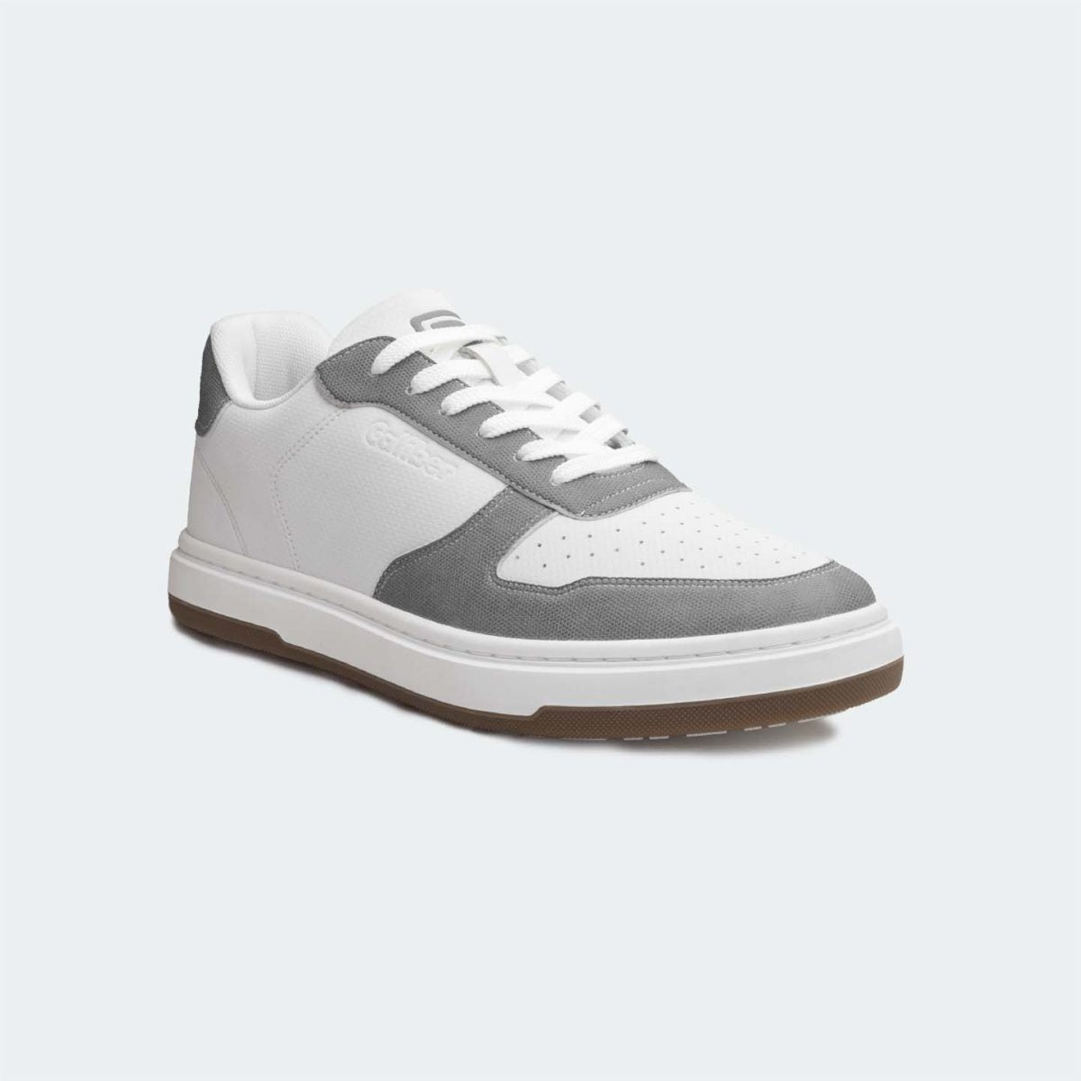 Caliber Shoes White/Grey Casual Sneakers For Women ( LEXOR 576D.W )