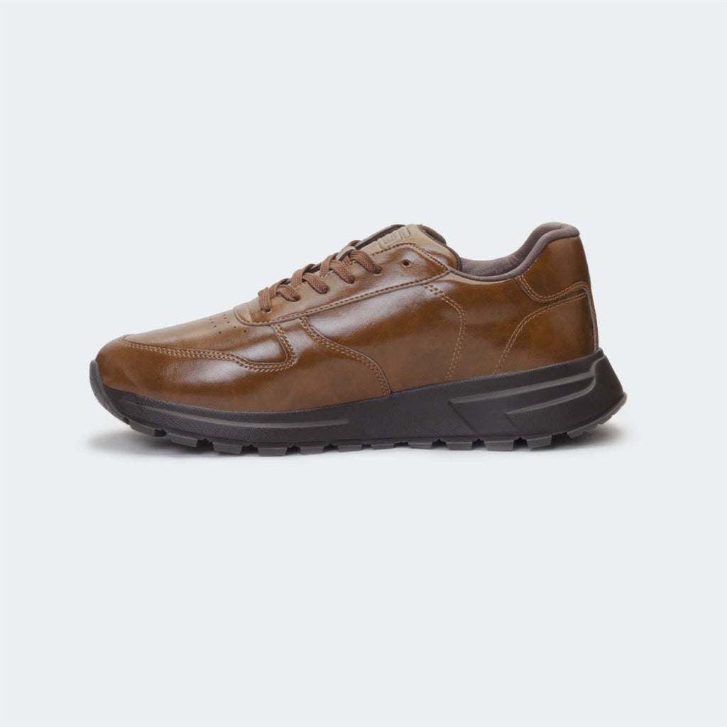 Coffee Casual Sneakers For Men ( RAPHAEL 570S )