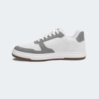 Caliber Shoes White/Grey Casual Sneakers for Women (LEXOR 576D.W)