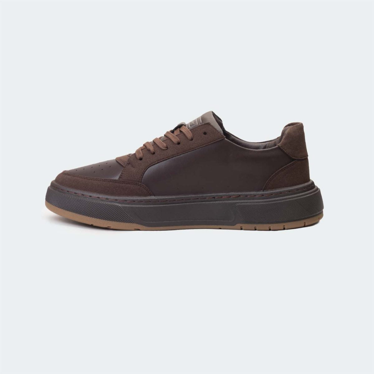 Caliber Shoes Coffee Casual Sneakers For Men ( URBANE 566SR )
