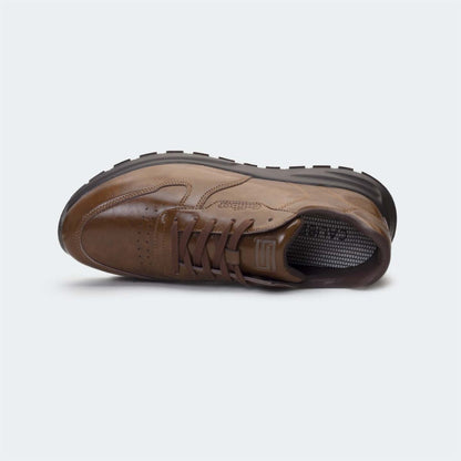 Caliber Shoes Coffee Casual Sneakers For Men ( RAPHAEL 570S )