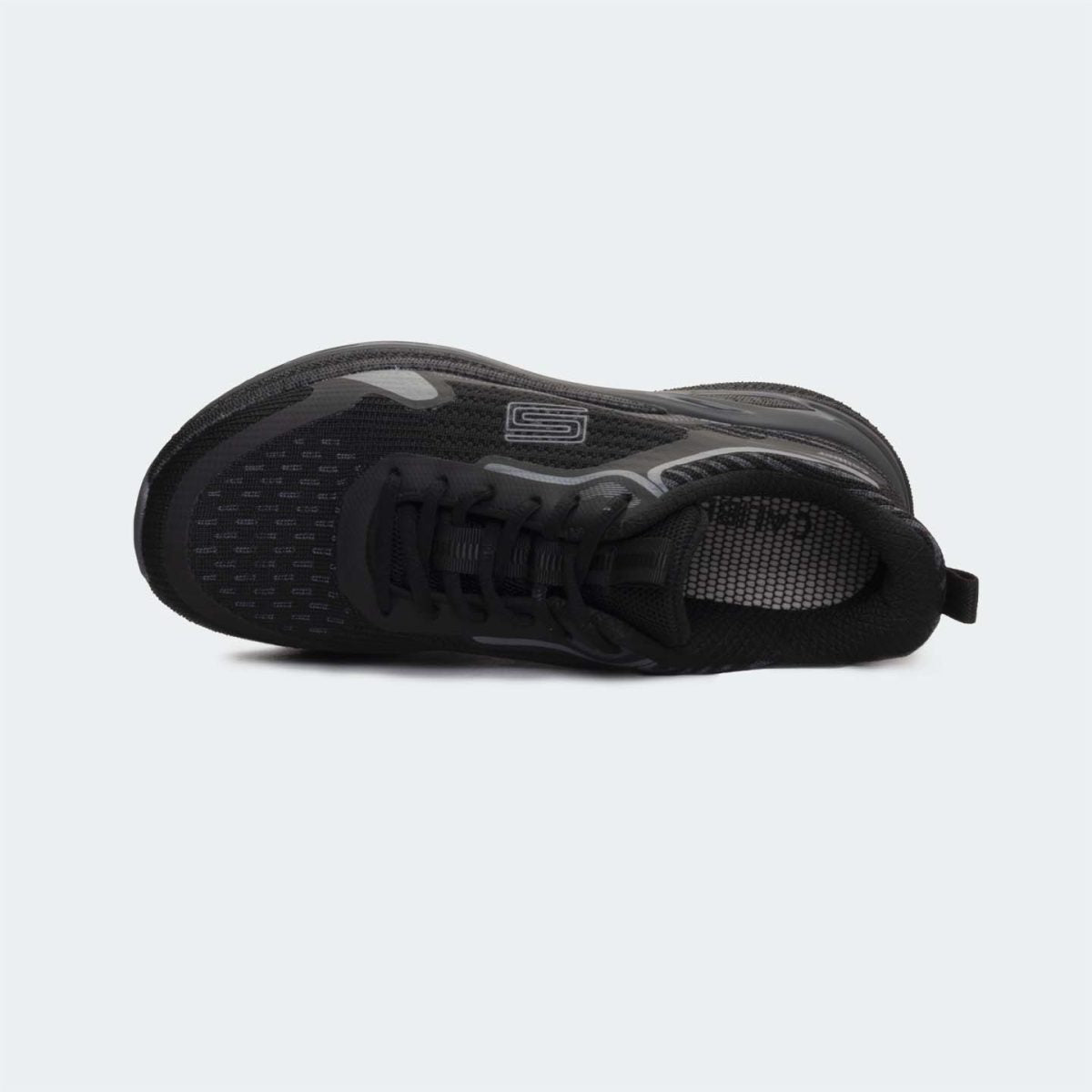 Caliber Shoes Black Sport Shoes For Women( BRETT 744 )