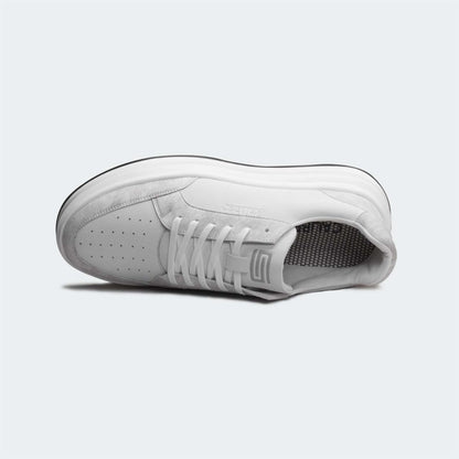 Caliber Shoes White/Bone Casual Sneakers For Men ( METROFADE 568 )