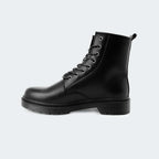 Caliber Shoes Black Lace Up Boots for Men (ALFRED 468C)