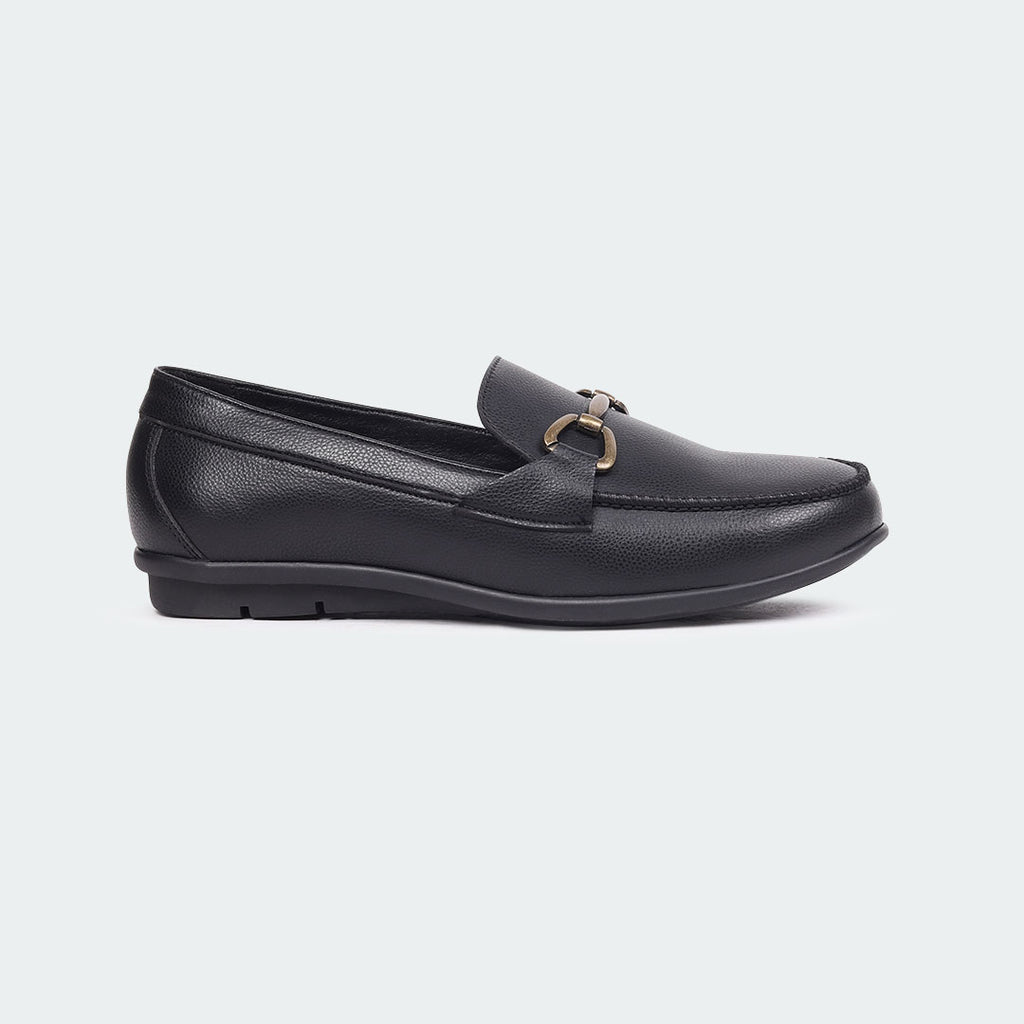 Caliber Shoes Black Slip On Formal Shoes For Women ( BELLA 521G )