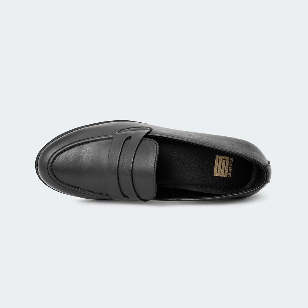 Black Formal Loafer Shoes for Women (SOPHIA 522C)