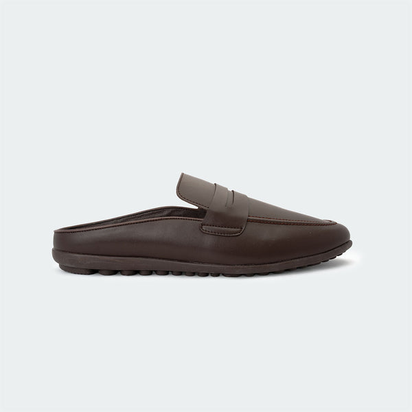 Caliber Shoes Coffee Mules for Men (CEDRIC 532C)