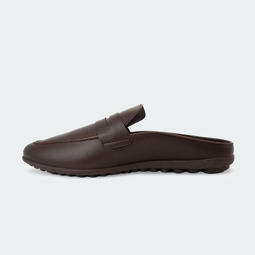 Caliber Shoes Coffee Mules for Men (CEDRIC 532C)