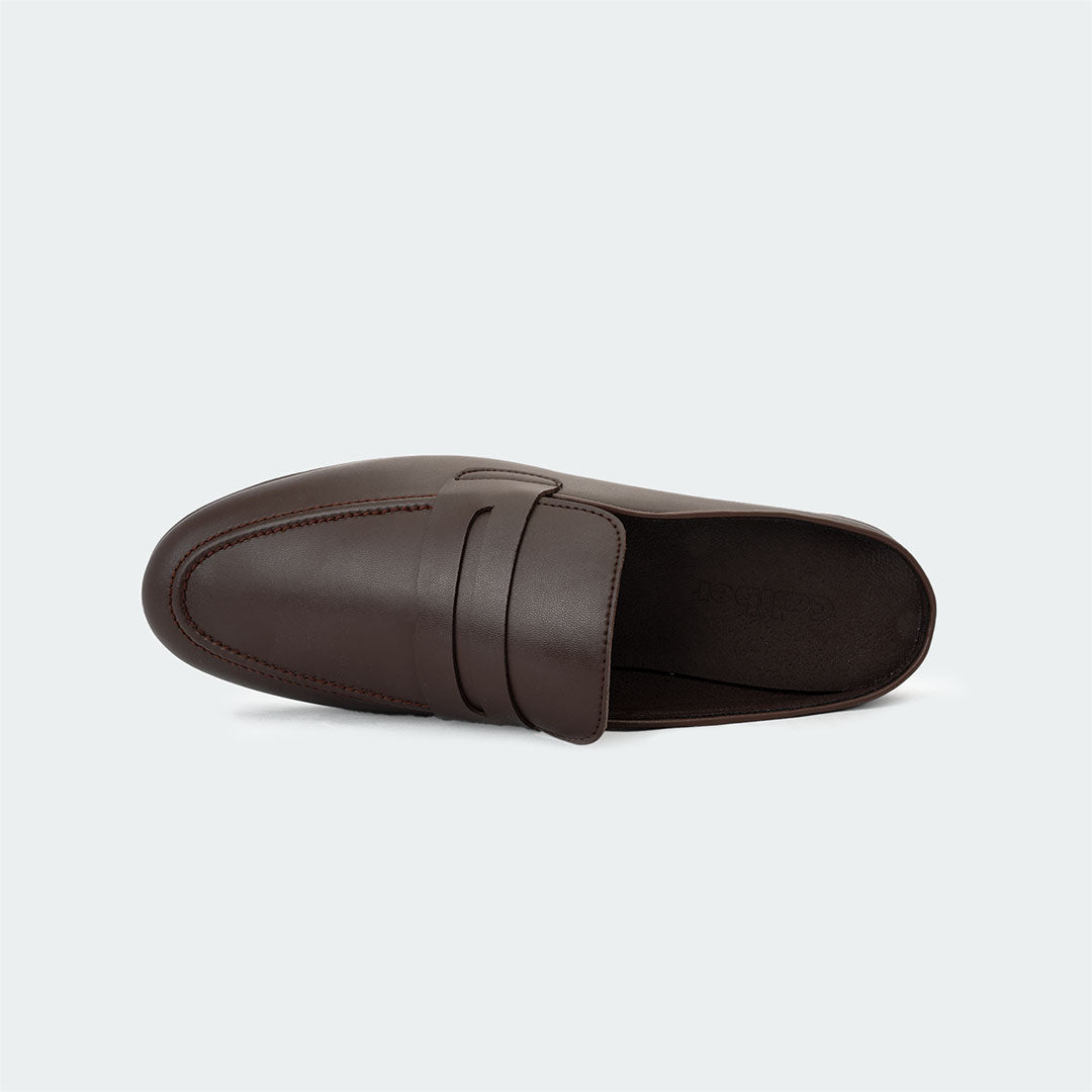 Caliber Shoes Coffee Mules for Men (CEDRIC 532C)
