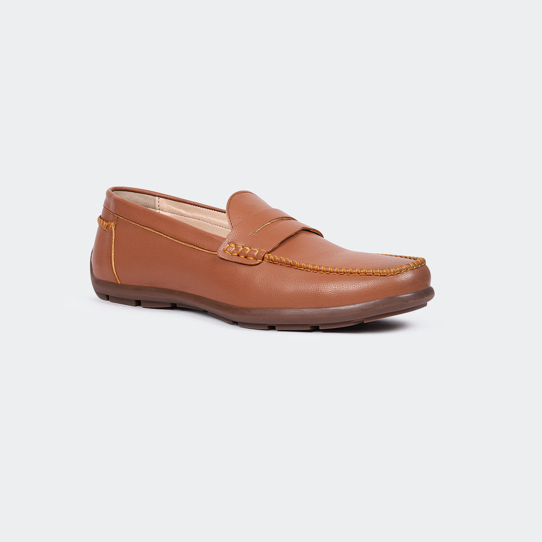Brown Penny Formal Shoes for Men (OAK 533G)