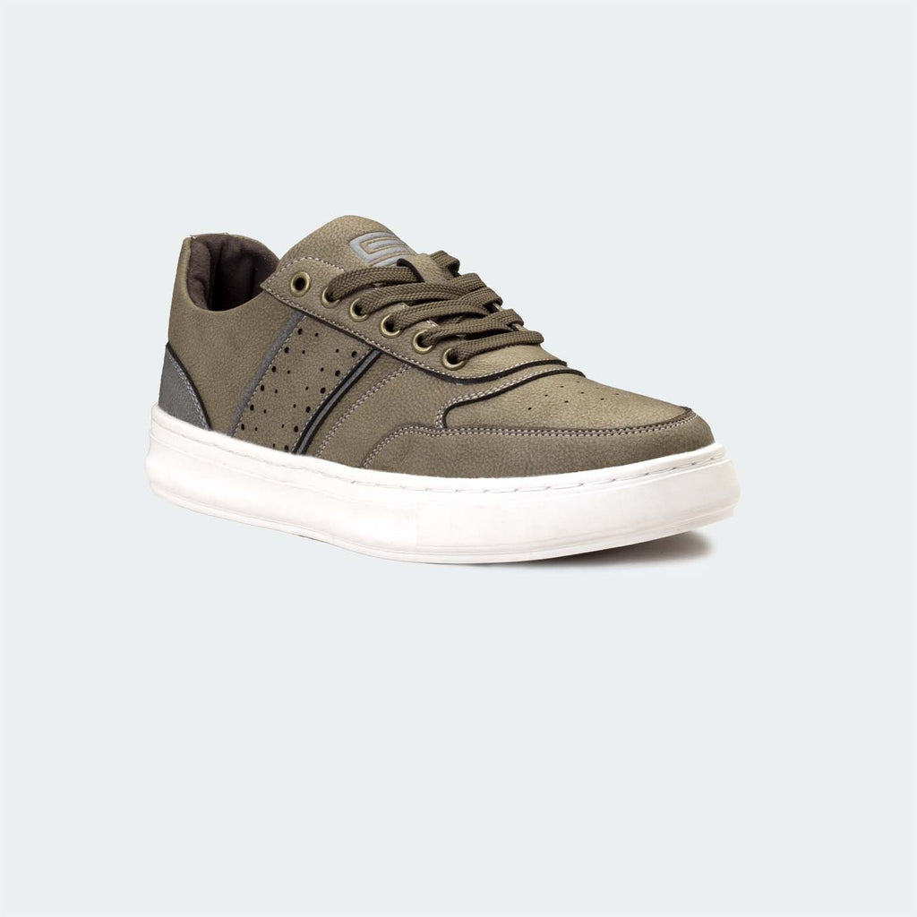 Caliber Shoes Olive Casual Sneakers for Men (JULIO 563SK.M)