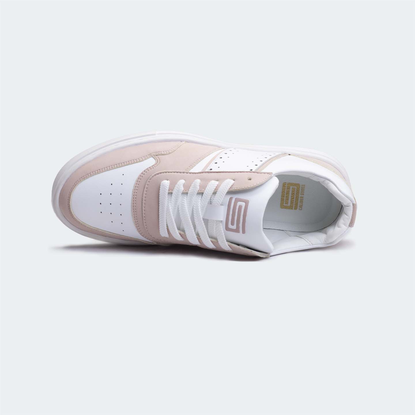 Caliber Shoes Light Pink Casual Sneakers For Women ( JULIO 563.W )