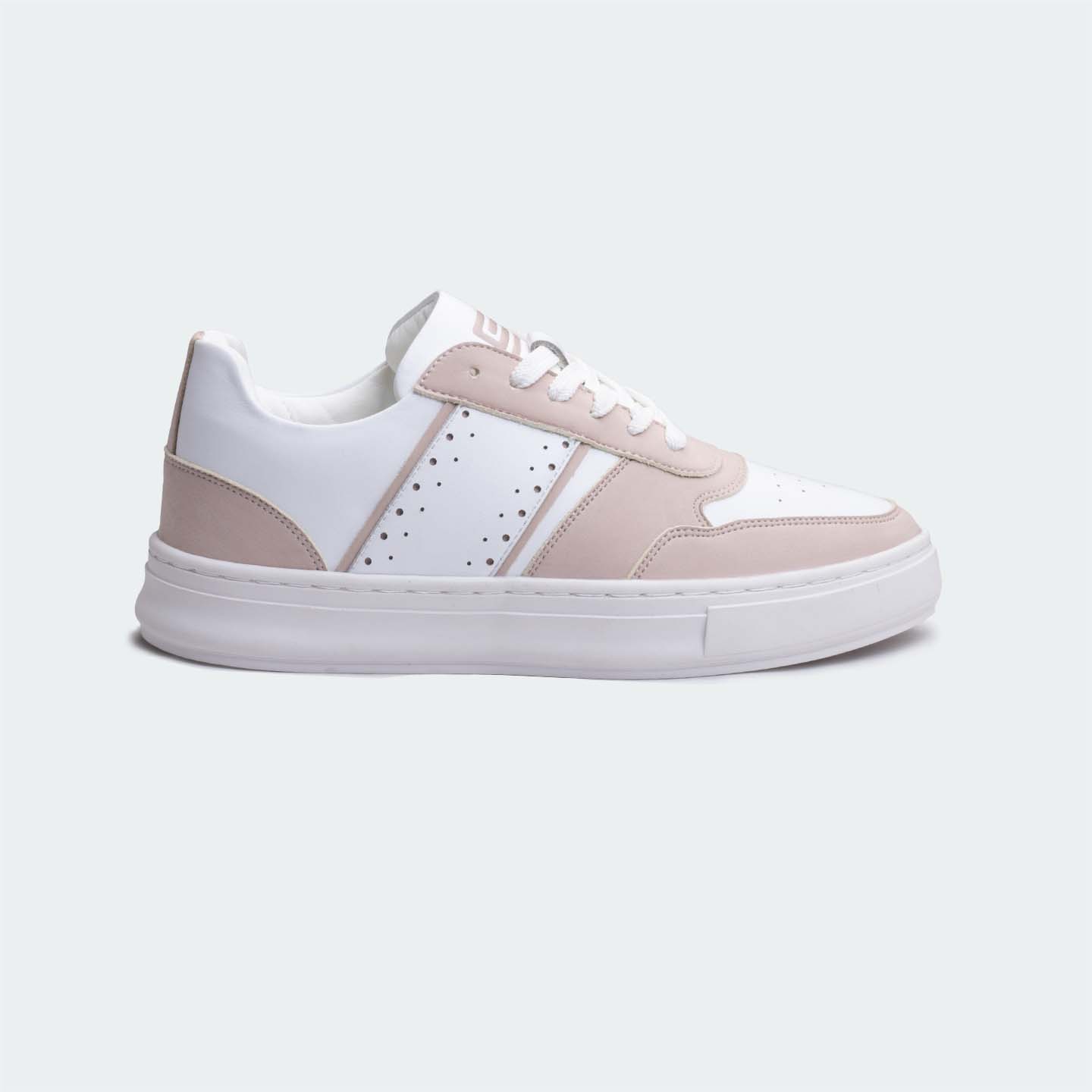 Caliber Shoes Light Pink Casual Sneakers For Women ( JULIO 563.W )