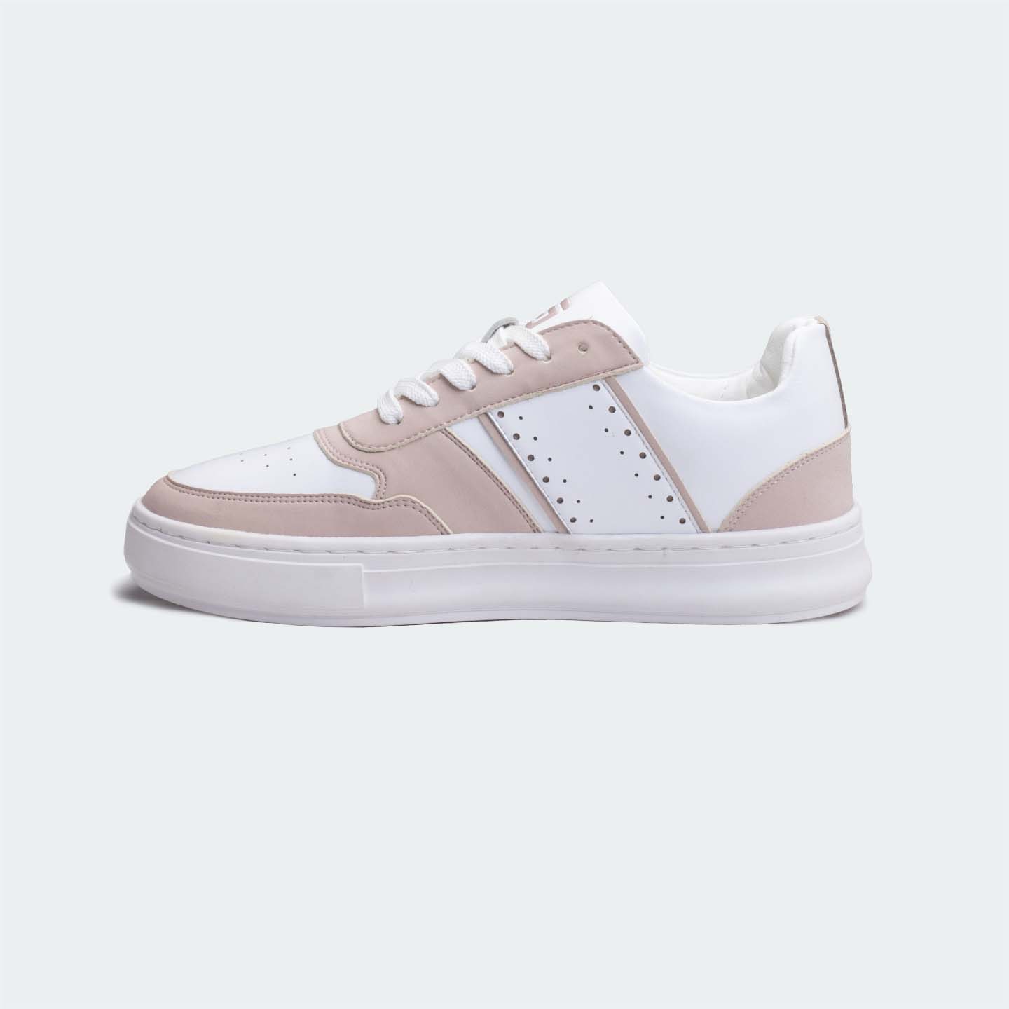 Caliber Shoes Light Pink Casual Sneakers For Women ( JULIO 563.W )