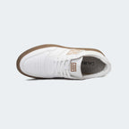 Caliber Shoes White/Brown Casual Sneakers for Men & Women (JULIO 563C MF)