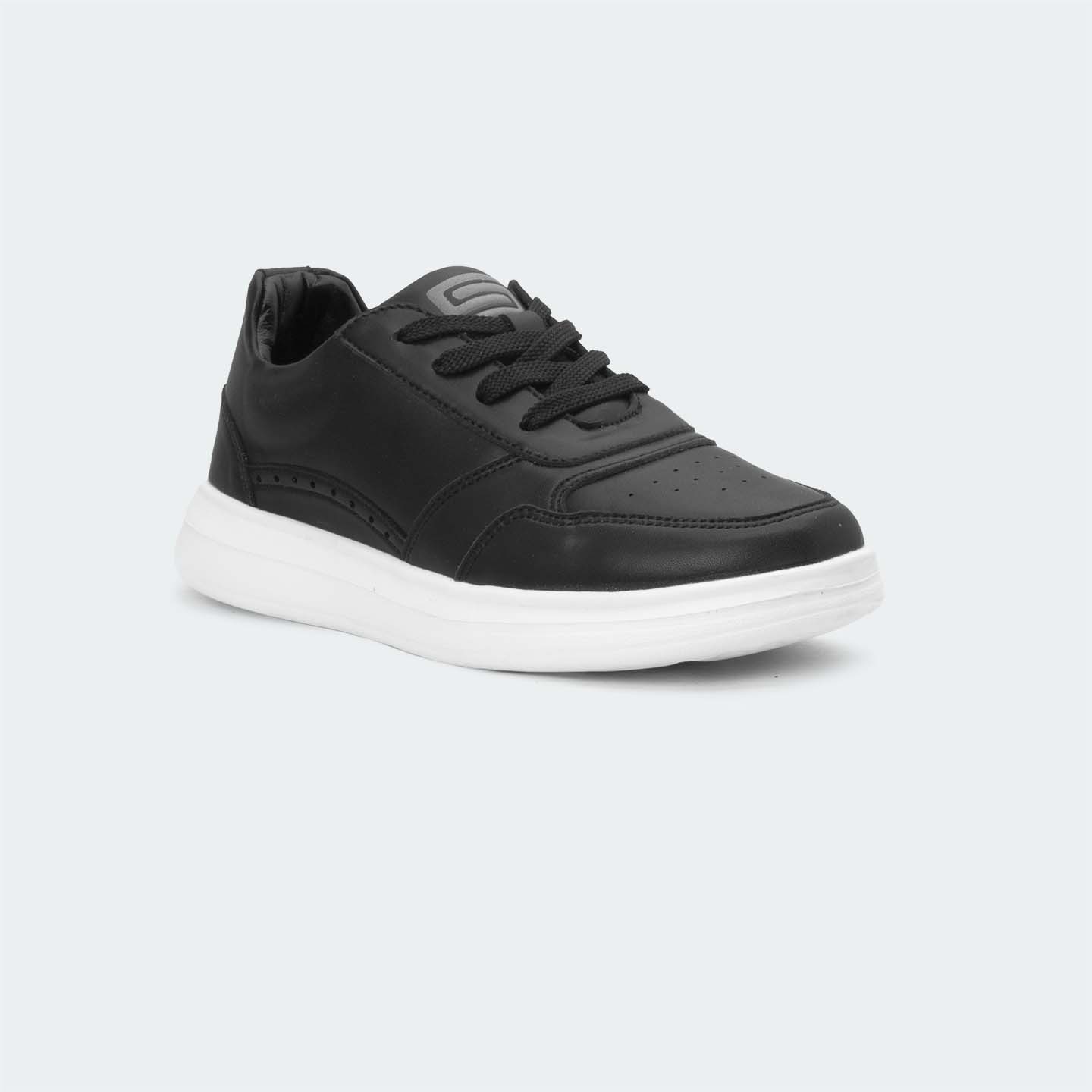 Caliber Shoes Black Casual Sneakers For Kids ( HARPER 564.K )