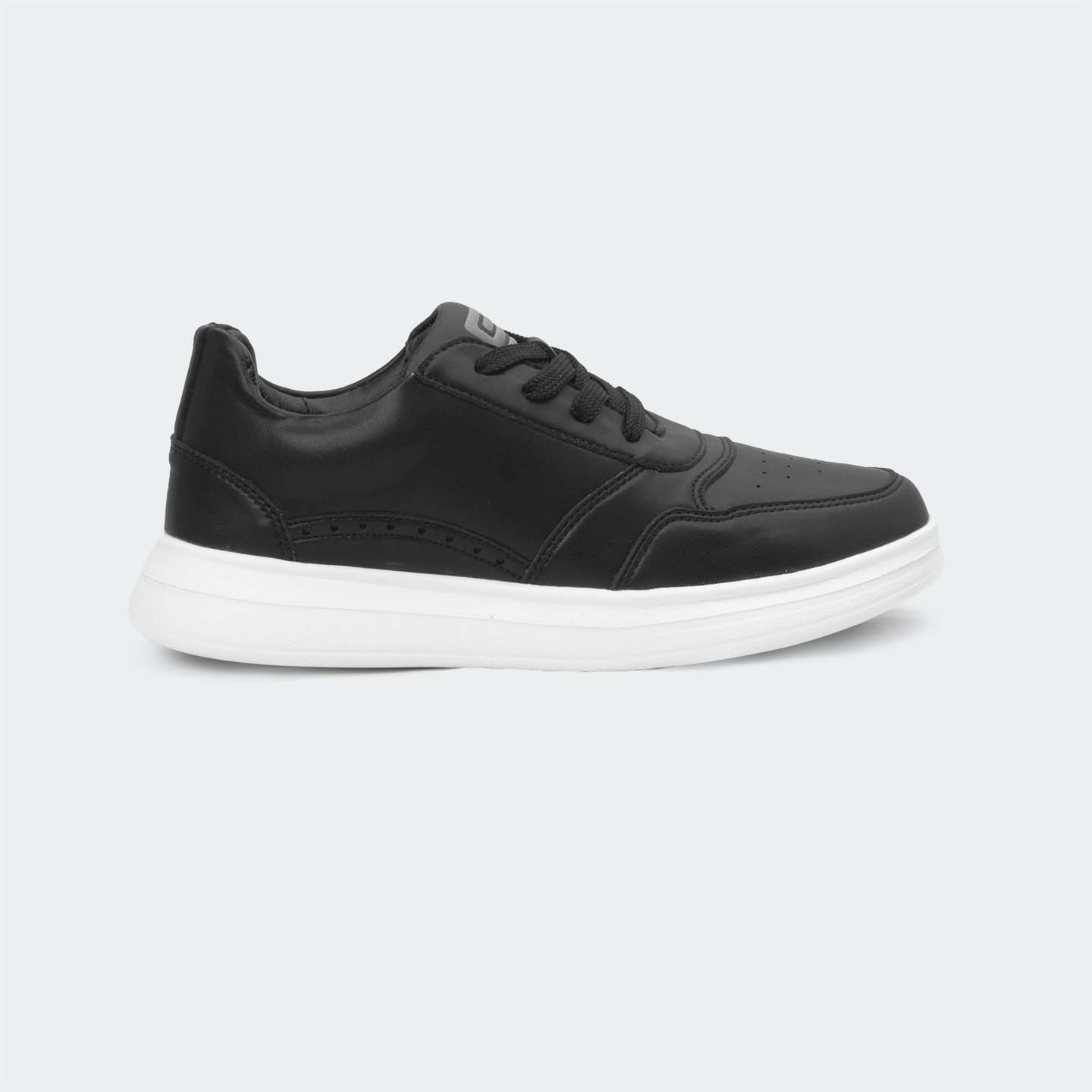 Caliber Shoes Black Casual Sneakers For Kids ( HARPER 564.K )