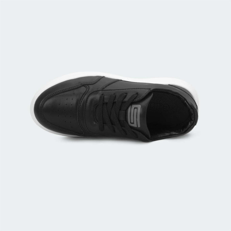 Caliber Shoes Black Casual Sneakers for Kids (HARPER 564.K)