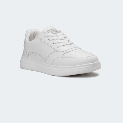 Caliber Shoes White Casual Sneakers For Kids ( HARPER 564.K )
