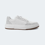 Caliber Shoes White/Bone Casual Sneakers for Men (URBANE 566R)