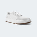 White/Bone Casual Sneakers for Men (URBANE 566R)