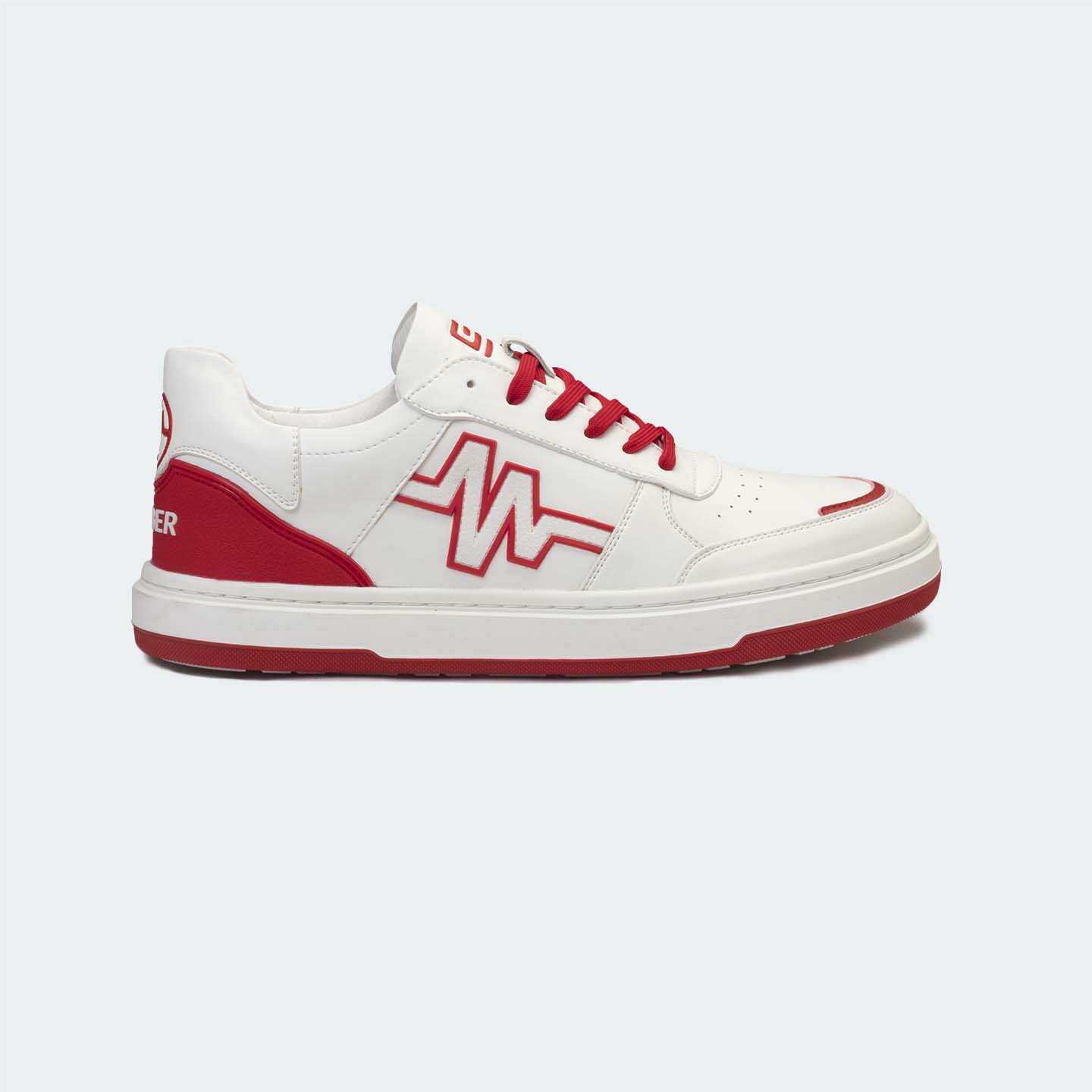 White/Red Unisex Sneakers (VEK x  569)