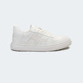 Caliber Shoes + VEK White Unisex Sneakers (Metronome 569)