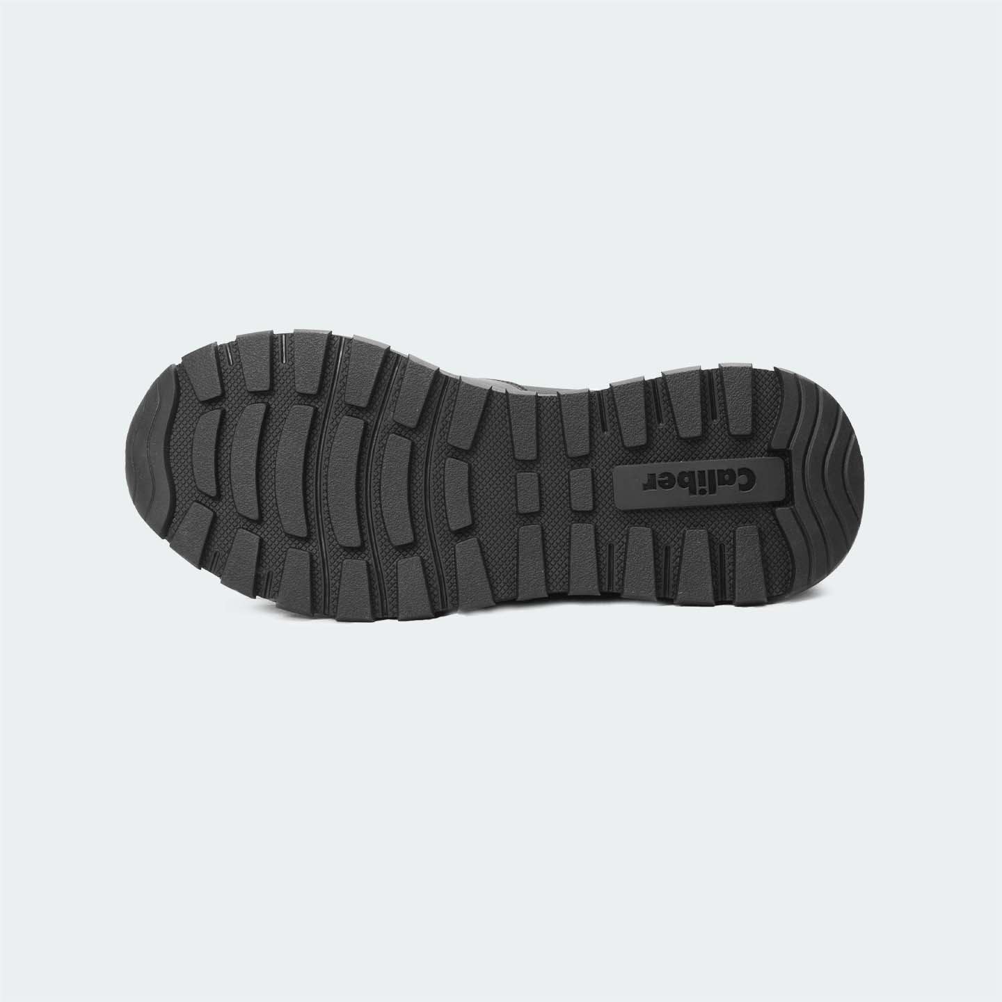 Caliber Shoes Black Casual Sneakers For Men ( RAPHAEL 570 )