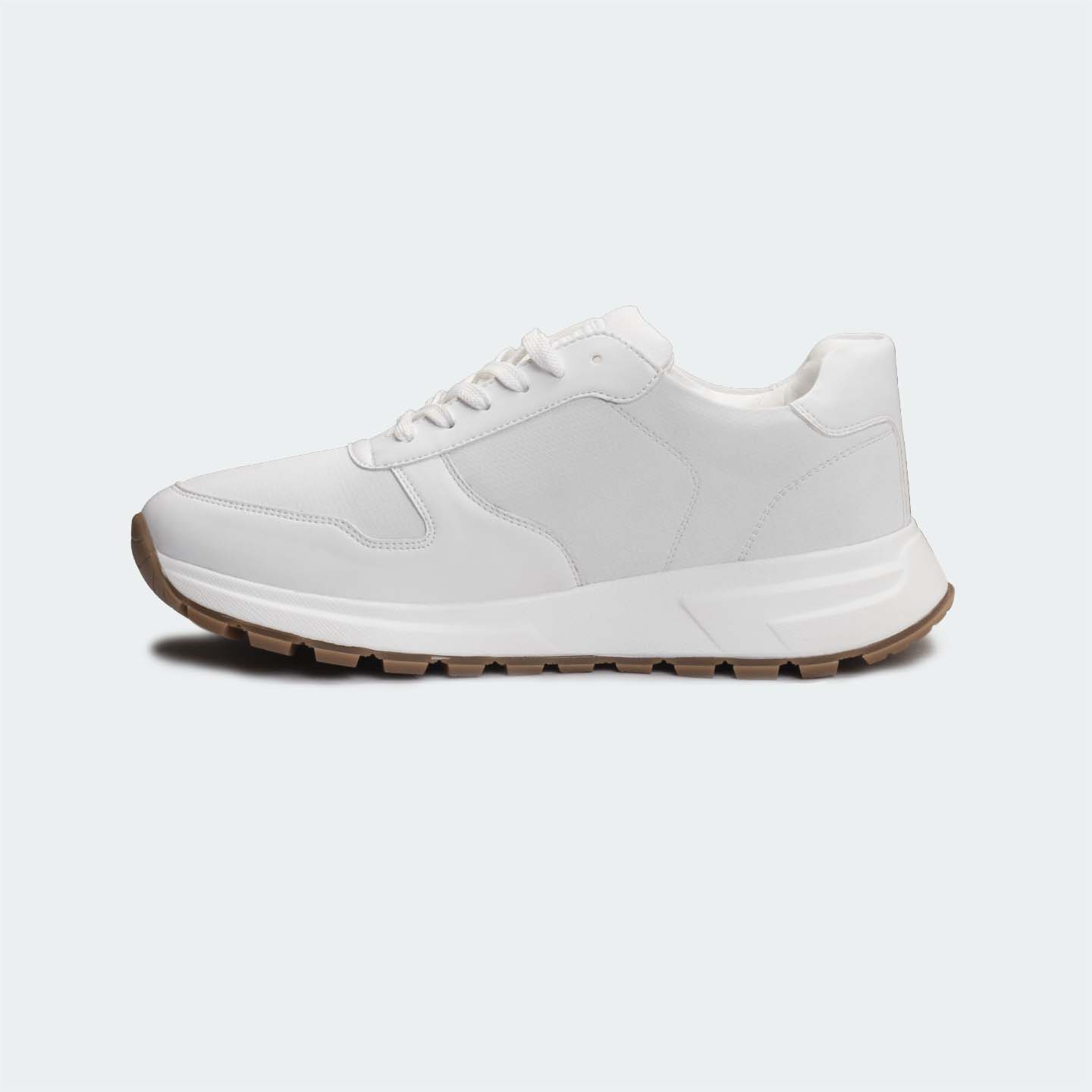 Caliber Shoes White Casual Sneakers For Men ( RAPHAEL 570 )