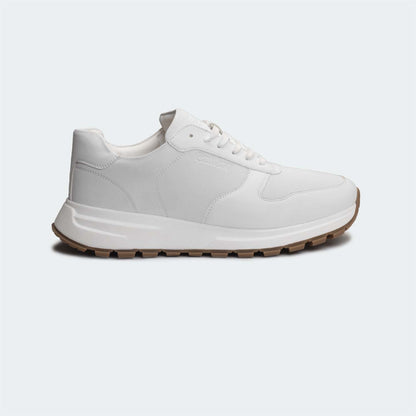 Caliber Shoes White Casual Sneakers For Men ( RAPHAEL 570 )