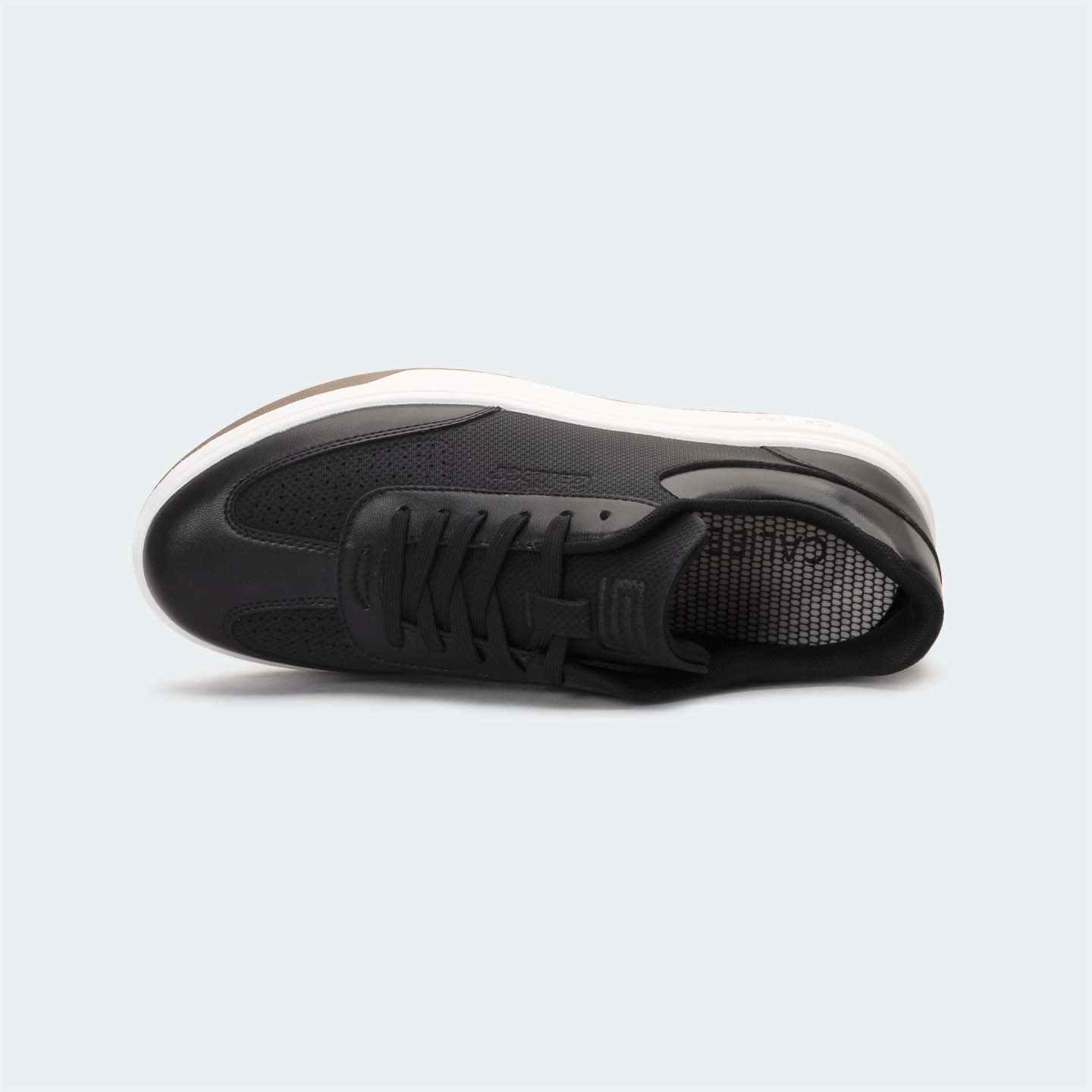 Black Casual Sneakers for Men (NOVA 578)