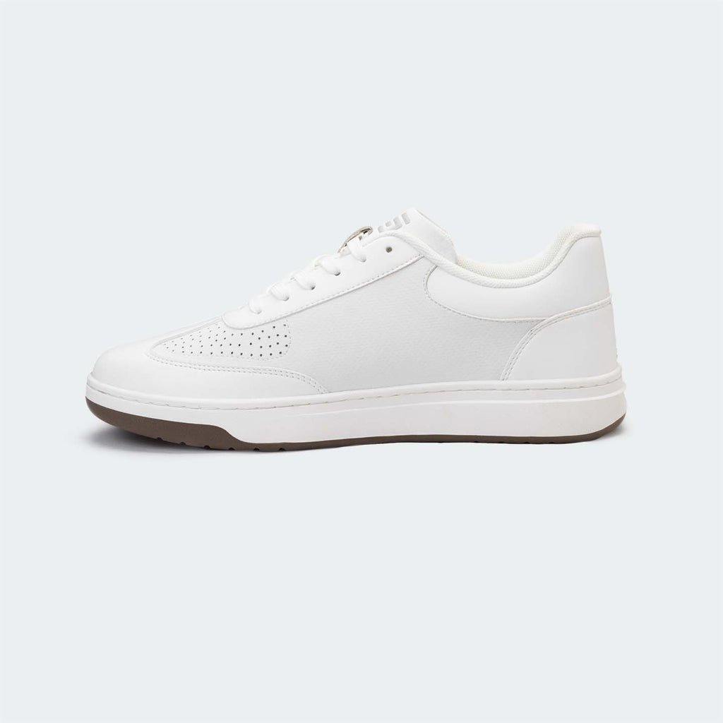 Caliber Shoes White Casual Sneakers for Men (NOVA 578)