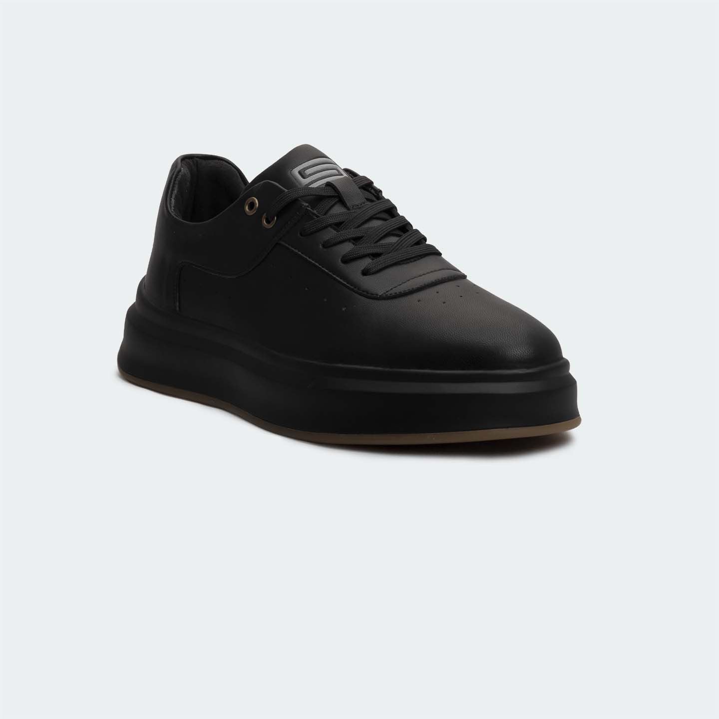 Caliber Shoes Black Casual Sneakers For Men ( EDIN 602C )