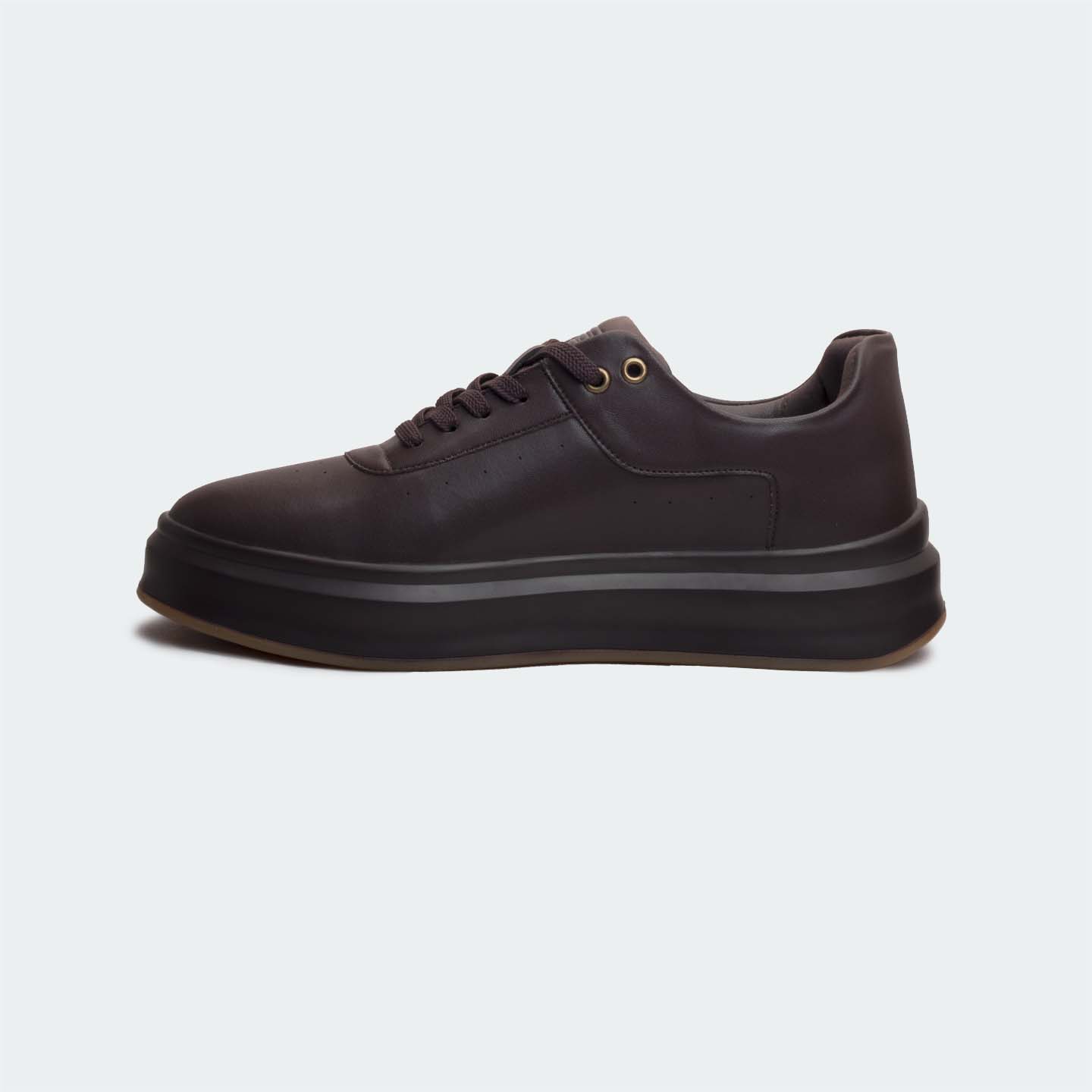Caliber Shoes Coffee Casual Sneakers For Men ( EDIN 602C )