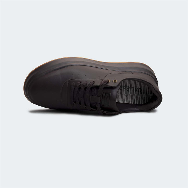 Caliber Shoes Coffee Casual Sneakers for Men (EDIN 602C)