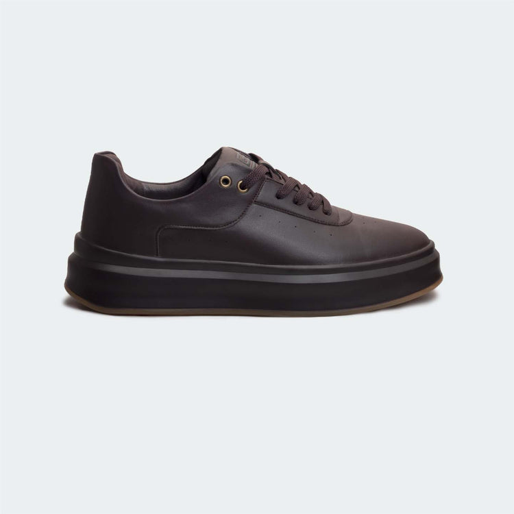 Caliber Shoes Coffee Casual Sneakers for Men (EDIN 602C)