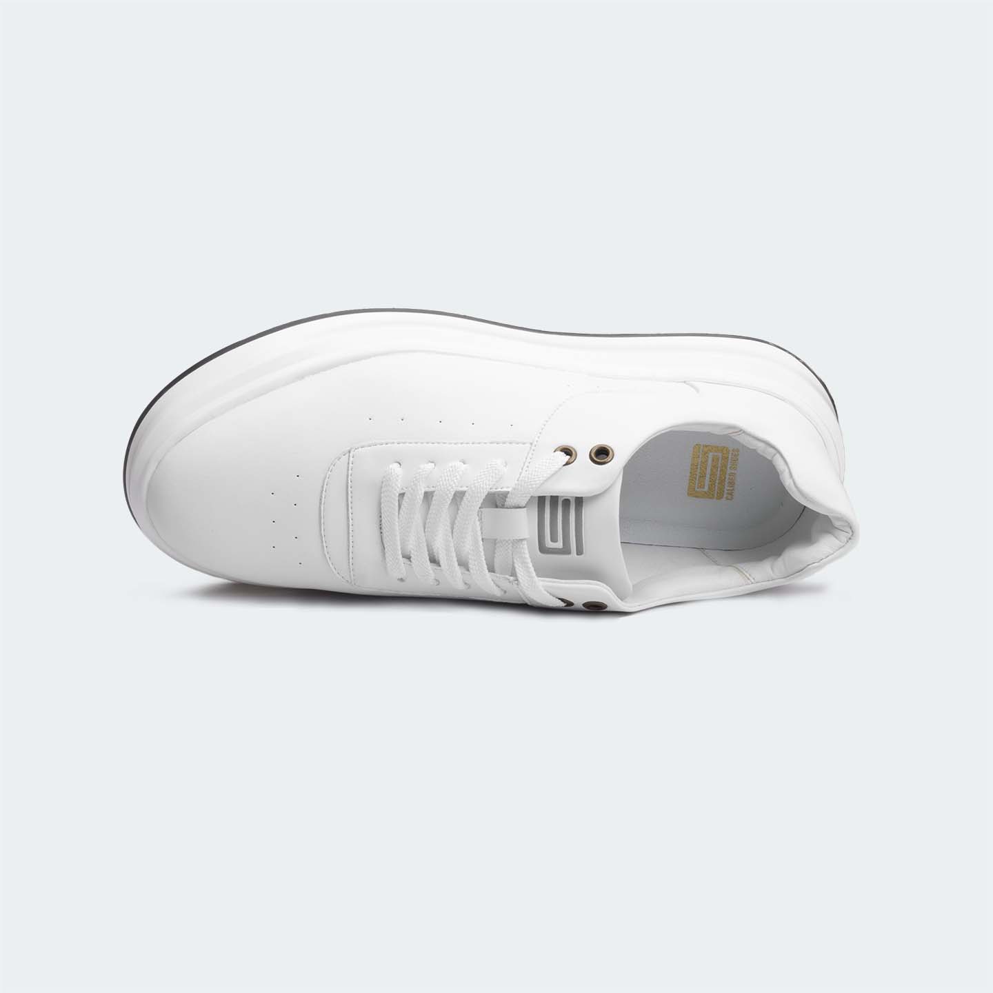 Caliber Shoes White Casual Sneakers For Men ( EDIN 602.M )