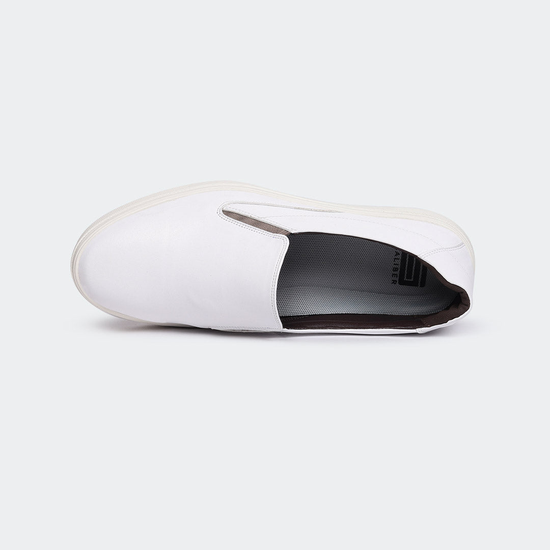 White Casual Slip on Shoes for Men (COBALT 669S)