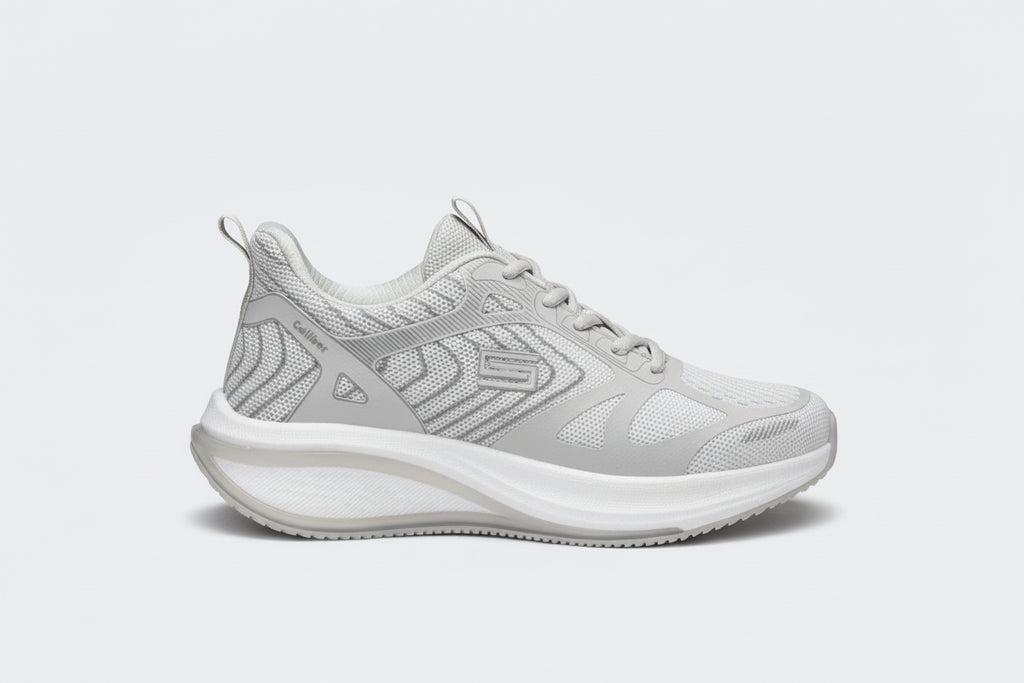 Light Grey Sport Shoes For Women/Men (Skyler 740)