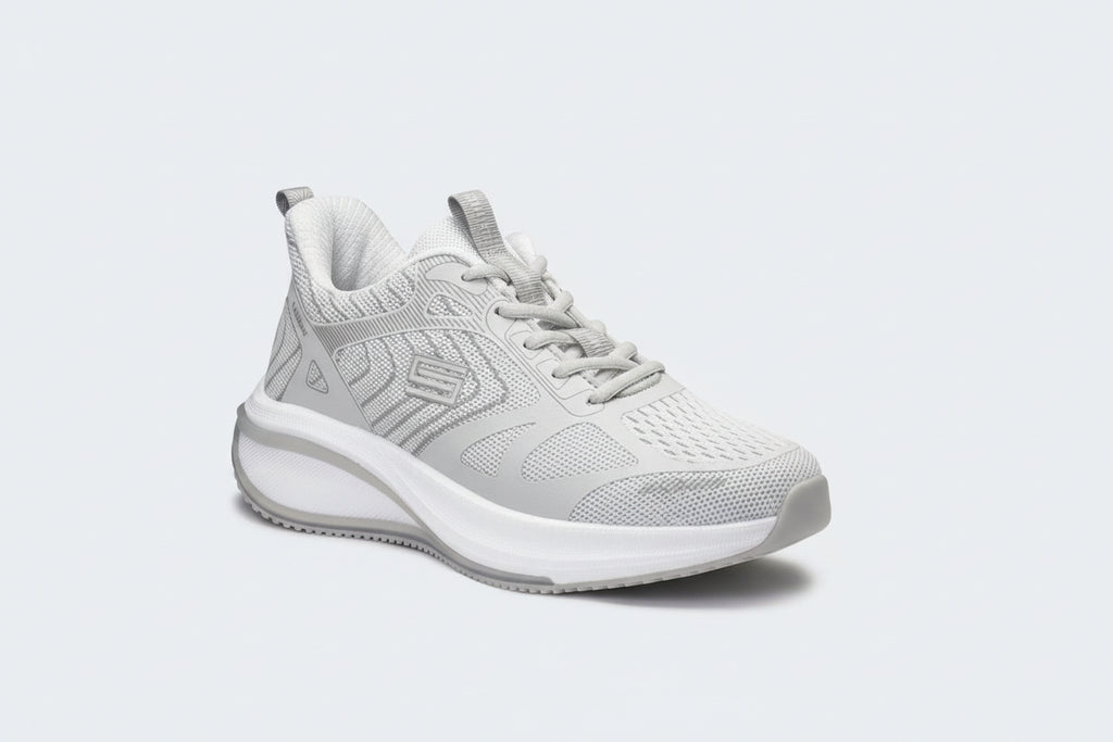 Light Grey Sport Shoes For Women/Men (Skyler 740)