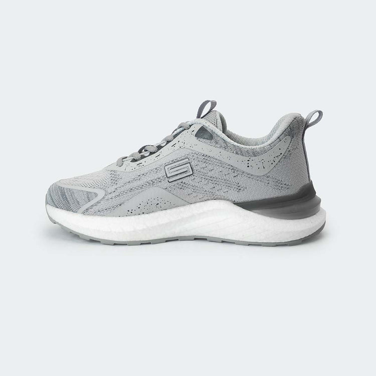 Caliber Shoes Light Grey Sport Shoes for Men/Women (Floyd 741)