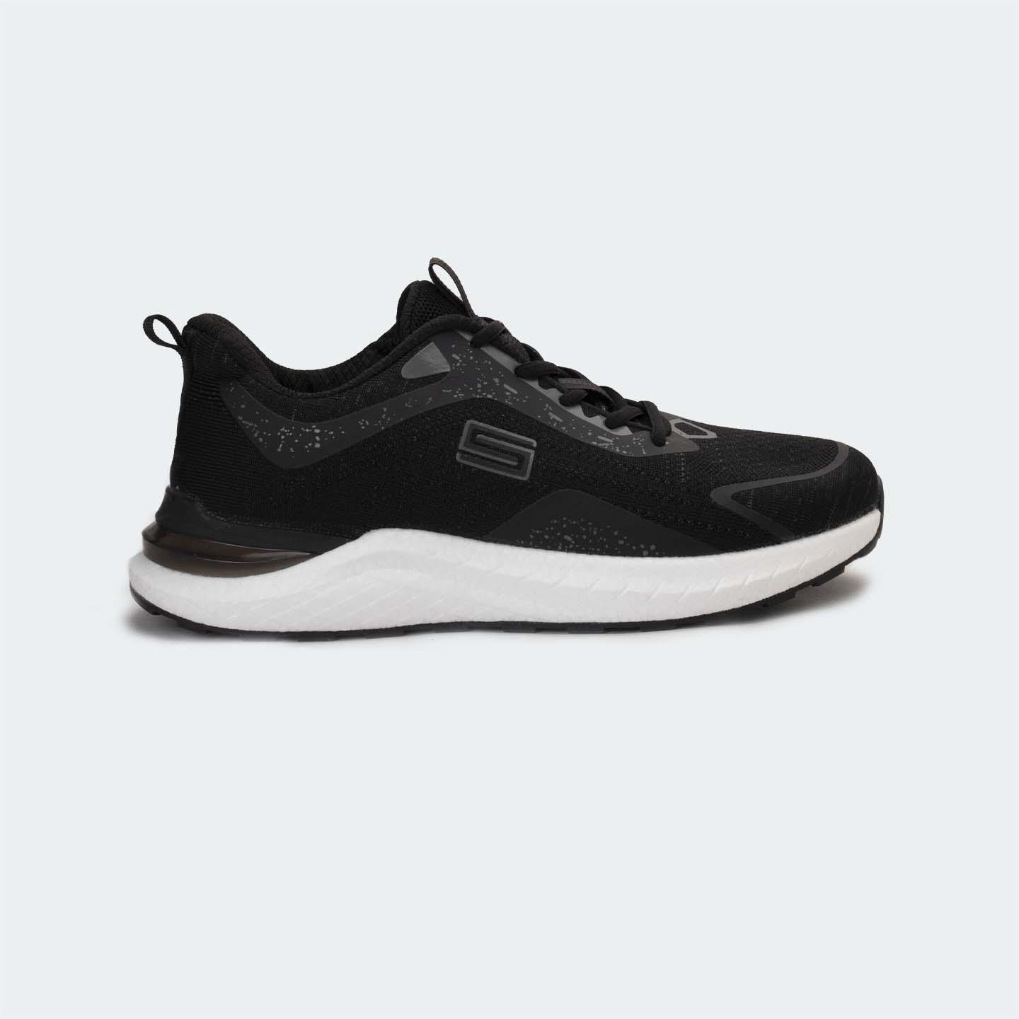 Black Sport Shoes for Men/Women (Flyod 741)