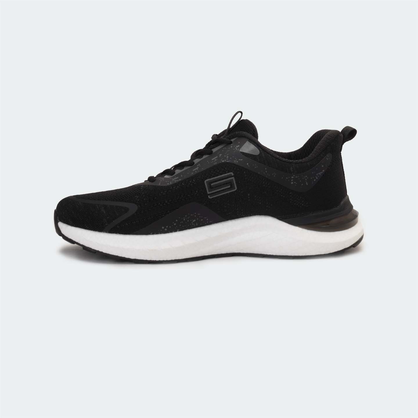 Black Sport Shoes for Men/Women (Flyod 741)